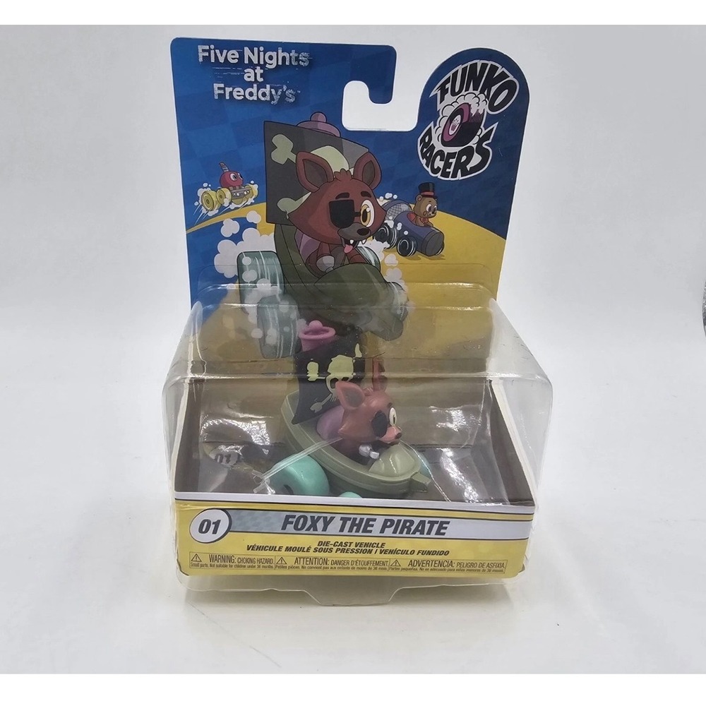 Funko Racers Five Nights at Freddys Foxy the Pirate 01 Die-Cast Vehicle New